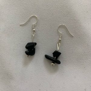 Black earrings